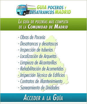 Guía pocero y desatrancos Madrid